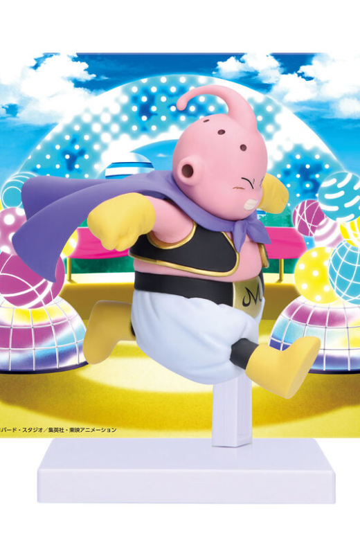 Descubre el apasionante mundo de Figura Majin Buu con Panel Dragon Ball Daima 13cm.