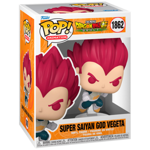 Descubre el apasionante mundo de Figura POP Dragon Ball Super Vegeta Super Saiyan God.