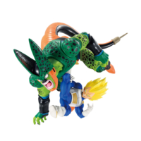 Descubre el apasionante mundo de Figura Ichibansho Vegeta vs. Cell Dragon Ball 17cm.