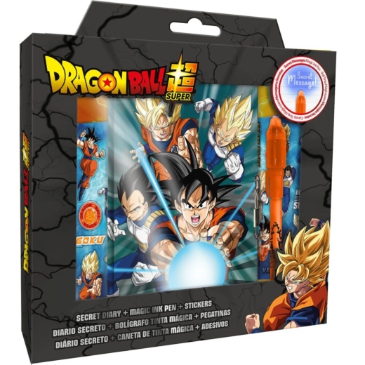 Descubre el apasionante mundo de Diario y bolígrafo mágico Dragon Ball Super.