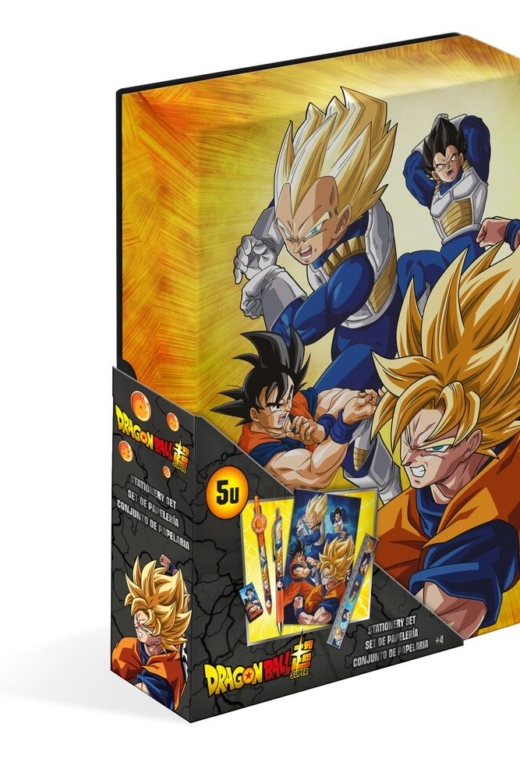 Descubre el apasionante mundo de Set de papelería Dragon Ball Super 5 piezas.