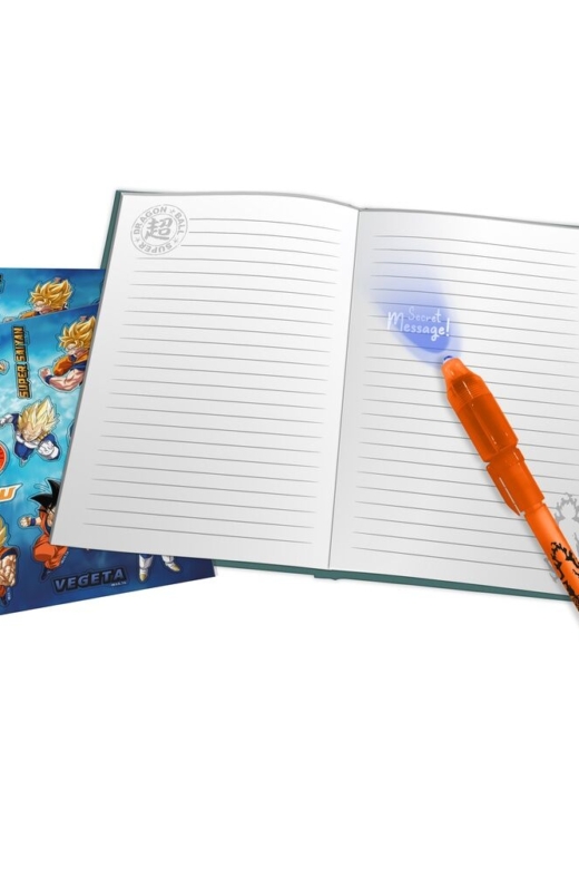 Descubre el apasionante mundo de Diario y bolígrafo mágico Dragon Ball Super.