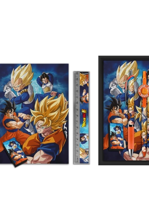Descubre el apasionante mundo de Set de papelería Dragon Ball Super 5 piezas.