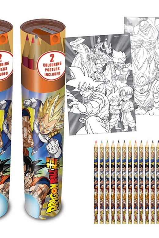 Descubre el apasionante mundo de Lápices de Colores Dragon Ball Super Set.