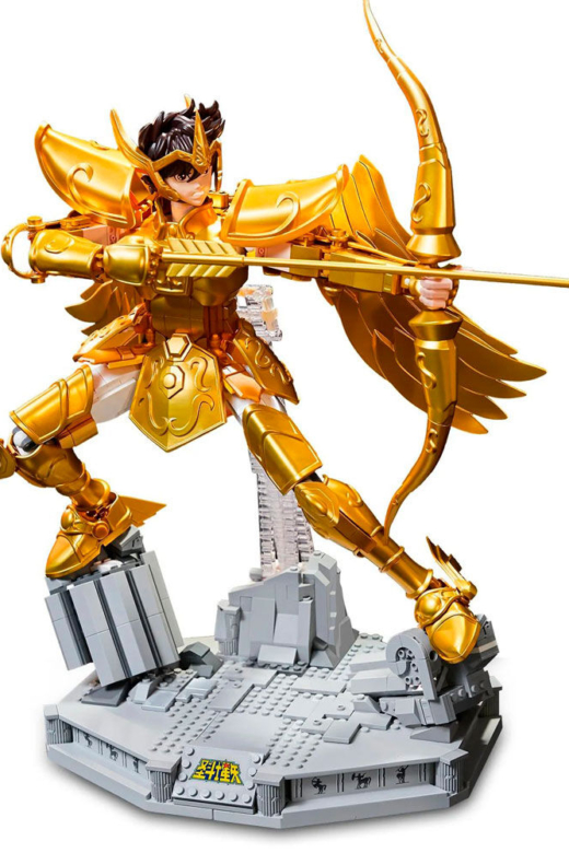 Descubre el apasionante mundo de Kit de Construcción Sagitario el Arquero Dorado Saint Seiya 776 piezas.