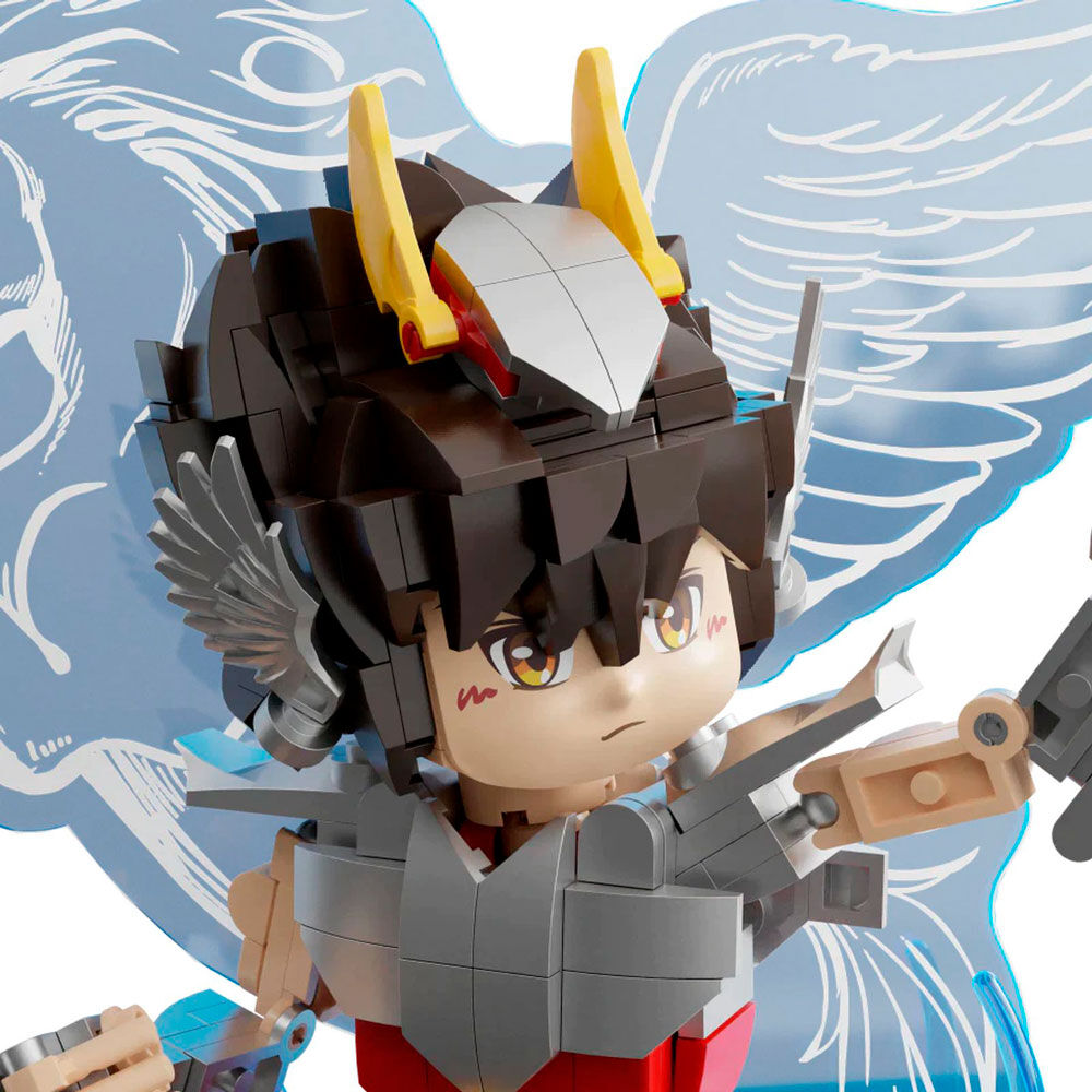 Descubre el apasionante mundo de Kit de Construcción Pegasus Seiya Saint Seiya 517 piezas.