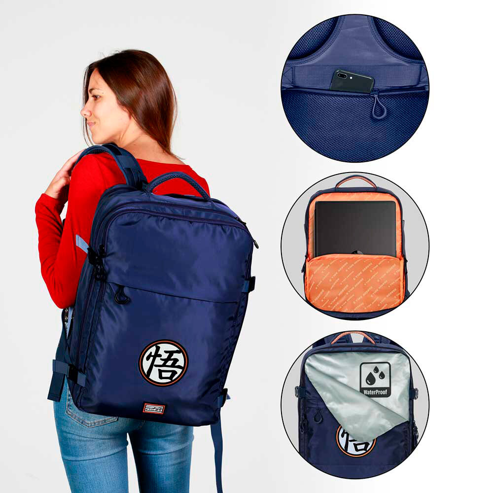 Descubre el apasionante mundo de Mochila Dragon Ball Z Symbol 49 cm.