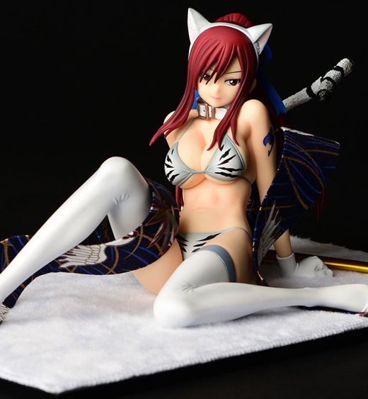 Descubre el apasionante mundo de Figura Erza Scarlet Estilo Byakko Gravure.