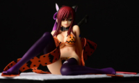 Descubre el apasionante mundo de Figura Erza Scarlet Estilo Gravure Gato Halloween.