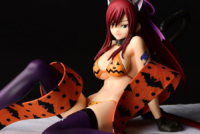 Descubre el apasionante mundo de Figura Erza Scarlet Estilo Gravure Gato Halloween.