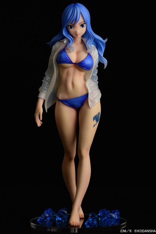 Descubre el apasionante mundo de Figura Juvia Lockser Camisa Mojada Transparente.