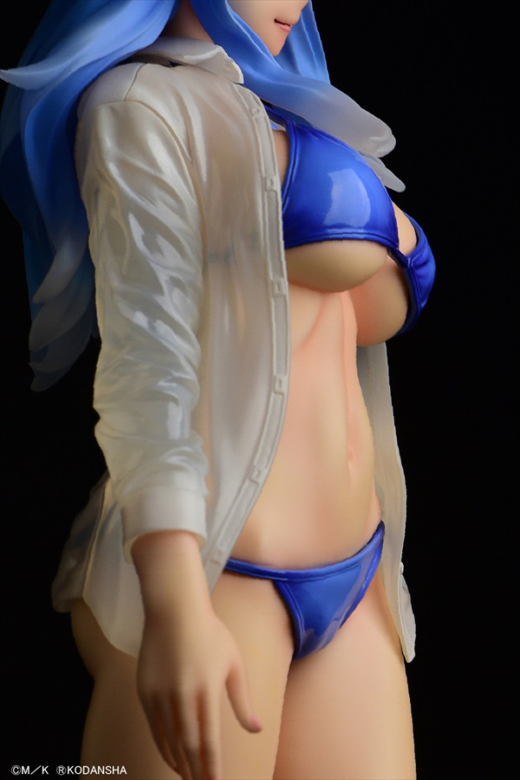 Descubre el apasionante mundo de Figura Juvia Lockser Camisa Mojada Transparente.