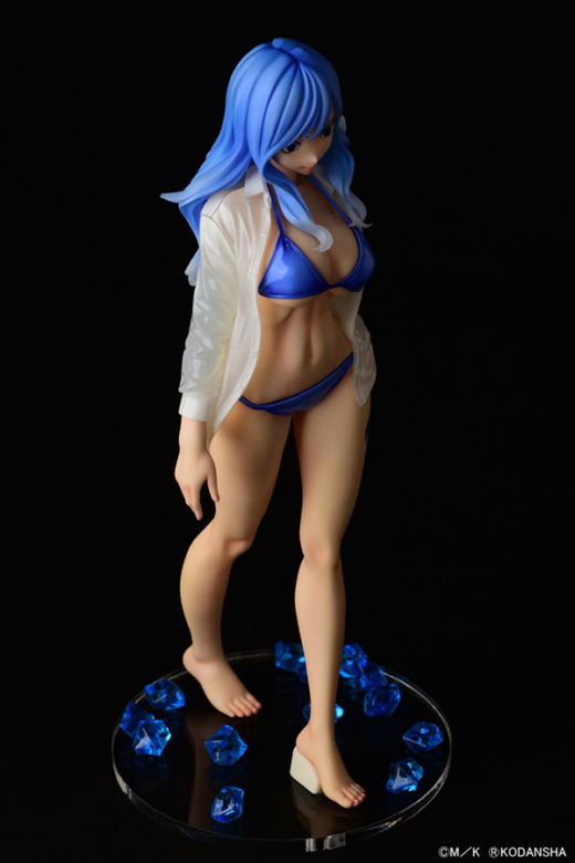 Descubre el apasionante mundo de Figura Juvia Lockser Camisa Mojada Transparente.