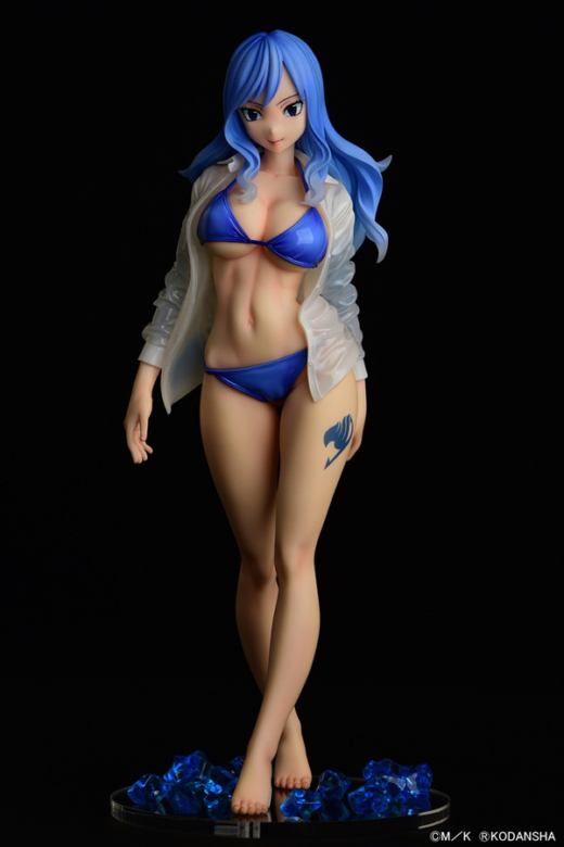 Descubre el apasionante mundo de Figura Juvia Lockser Camisa Mojada Transparente.