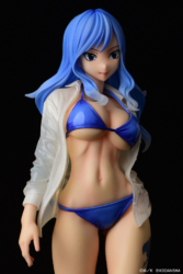 Descubre el apasionante mundo de Figura Juvia Lockser Camisa Mojada Transparente.
