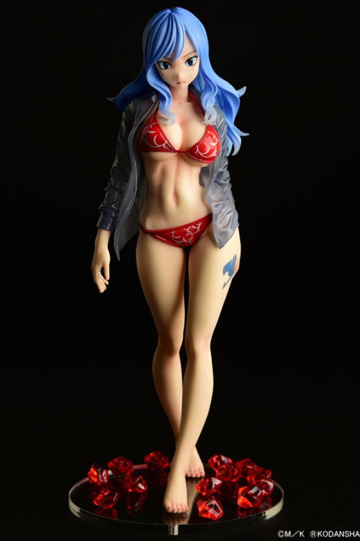 Descubre el apasionante mundo de Figura Juvia Lockser Fairy Tail Estilo Gravure Bikini Rojo.