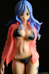 Descubre el apasionante mundo de Figura Juvia Lockser Fairy Tail Estilo Bikini Negro.