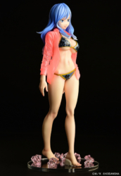 Descubre el apasionante mundo de Figura Juvia Lockser Fairy Tail Estilo Bikini Negro.