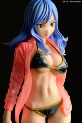 Descubre el apasionante mundo de Figura Juvia Lockser Fairy Tail Estilo Bikini Negro.
