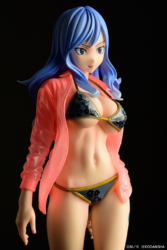 Descubre el apasionante mundo de Figura Juvia Lockser Fairy Tail Estilo Bikini Negro.