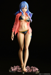 Descubre el apasionante mundo de Figura Juvia Lockser Fairy Tail Estilo Bikini Negro.