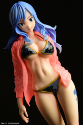 Descubre el apasionante mundo de Figura Juvia Lockser Fairy Tail Estilo Bikini Negro.