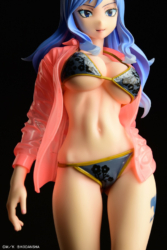 Descubre el apasionante mundo de Figura Juvia Lockser Fairy Tail Estilo Bikini Negro.