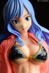 Descubre el apasionante mundo de Figura Juvia Lockser Fairy Tail Estilo Bikini Negro.