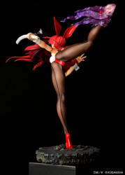 Descubre el apasionante mundo de Figura Erza Scarlet Patada Alta Versión Crimson Rabbit.