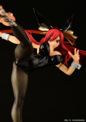 Descubre el apasionante mundo de Figura Erza Scarlet Patada Alta Versión Conejo Negro Fairy Tail.