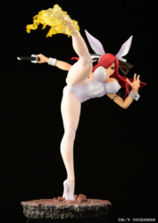 Descubre el apasionante mundo de Figura Erza Scarlet Patada Alta Versión Conejo Blanco.
