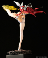 Descubre el apasionante mundo de Figura Erza Scarlet Patada Alta Versión Conejo Blanco.