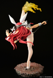 Descubre el apasionante mundo de Figura Erza Scarlet Patada Alta Versión Conejo Blanco.