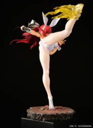 Descubre el apasionante mundo de Figura Erza Scarlet Patada Alta Versión Conejo Blanco.