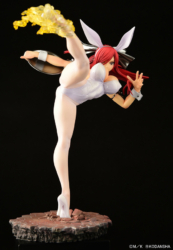 Descubre el apasionante mundo de Figura Erza Scarlet Patada Alta Versión Conejo Blanco.