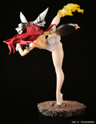 Descubre el apasionante mundo de Figura Erza Scarlet Patada Alta Versión Conejo Blanco.