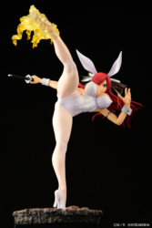Descubre el apasionante mundo de Figura Erza Scarlet Patada Alta Versión Conejo Blanco.