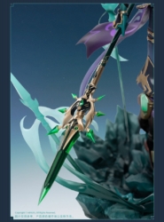 Descubre el apasionante mundo de Figura Xiao Vigilante Yaksha de Genshin Impact.