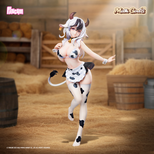 Descubre el apasionante mundo de Figura Chicas Milk Blanco y Negro Original Character.