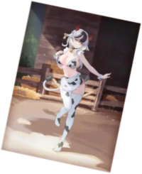 Descubre el apasionante mundo de Figura Chicas Milk Blanco y Negro Original Character.