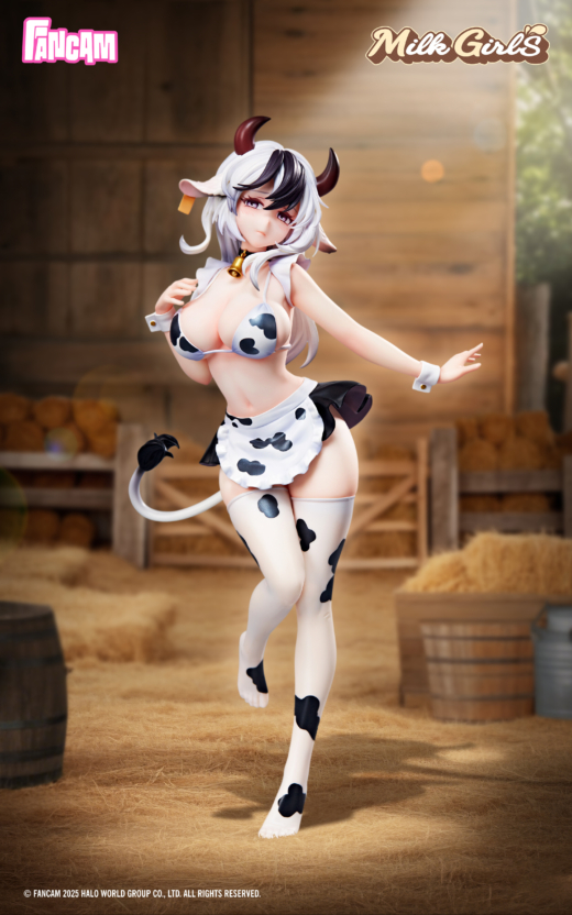 Descubre el apasionante mundo de Figura Chicas Milk Blanco y Negro Original Character.