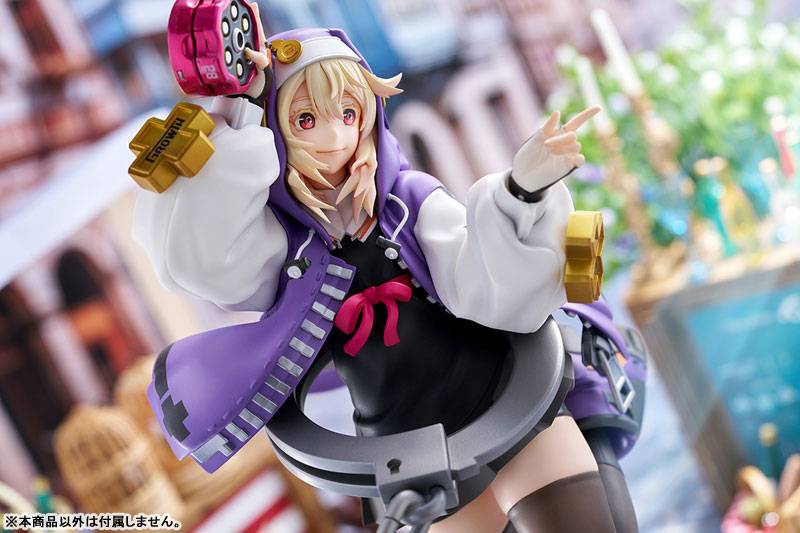 Descubre el apasionante mundo de Figura Bridget Versión Púrpura Guilty Gear Strive.