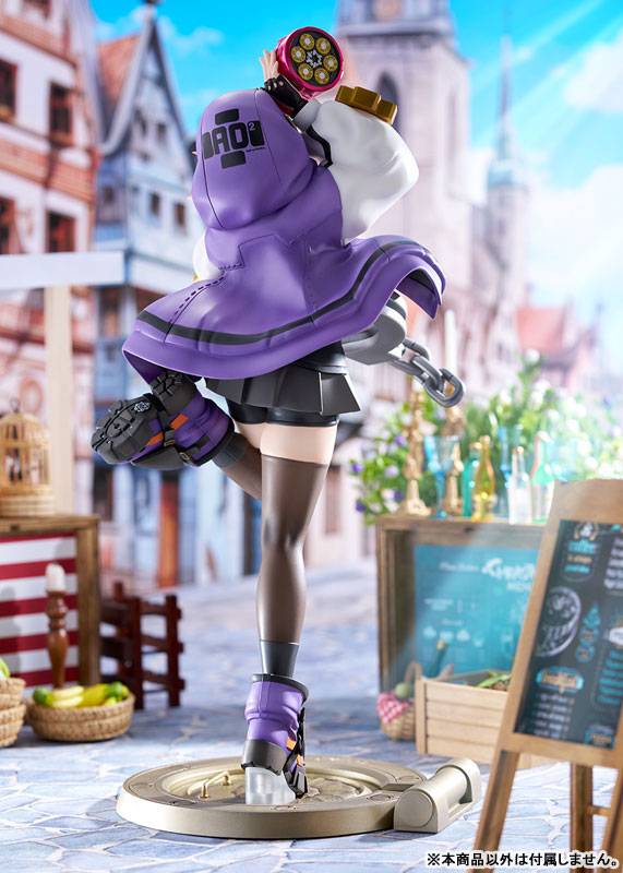 Descubre el apasionante mundo de Figura Bridget Versión Púrpura Guilty Gear Strive.