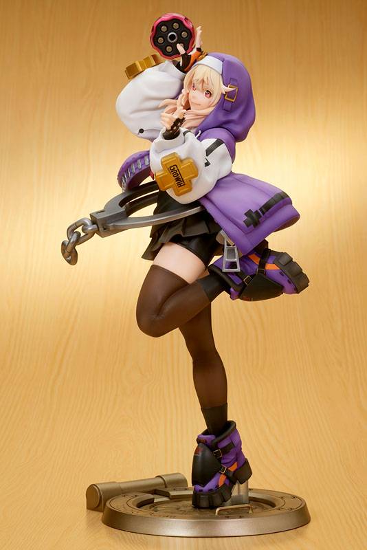Descubre el apasionante mundo de Figura Bridget Versión Púrpura Guilty Gear Strive.