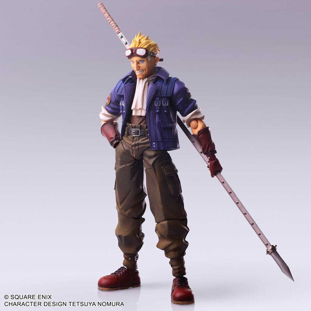 Descubre el apasionante mundo de Figura Cid Highwind Final Fantasy VII 15cm.