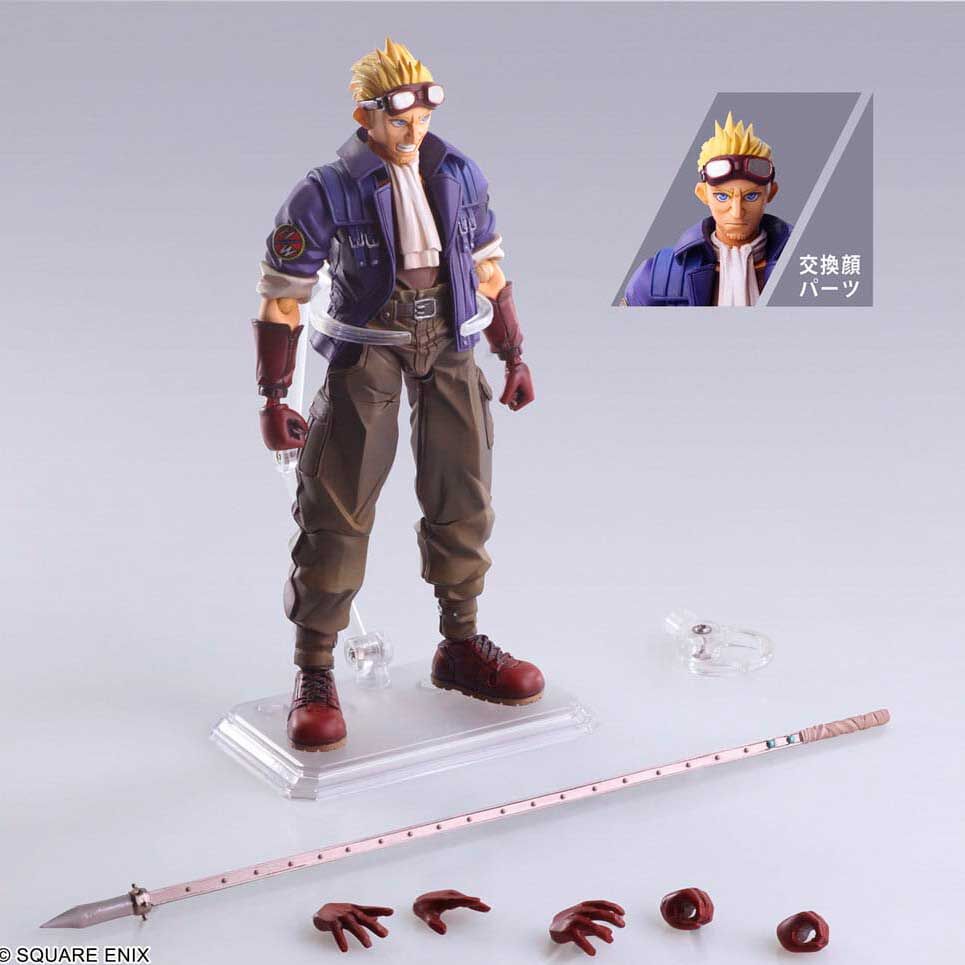Descubre el apasionante mundo de Figura Cid Highwind Final Fantasy VII 15cm.
