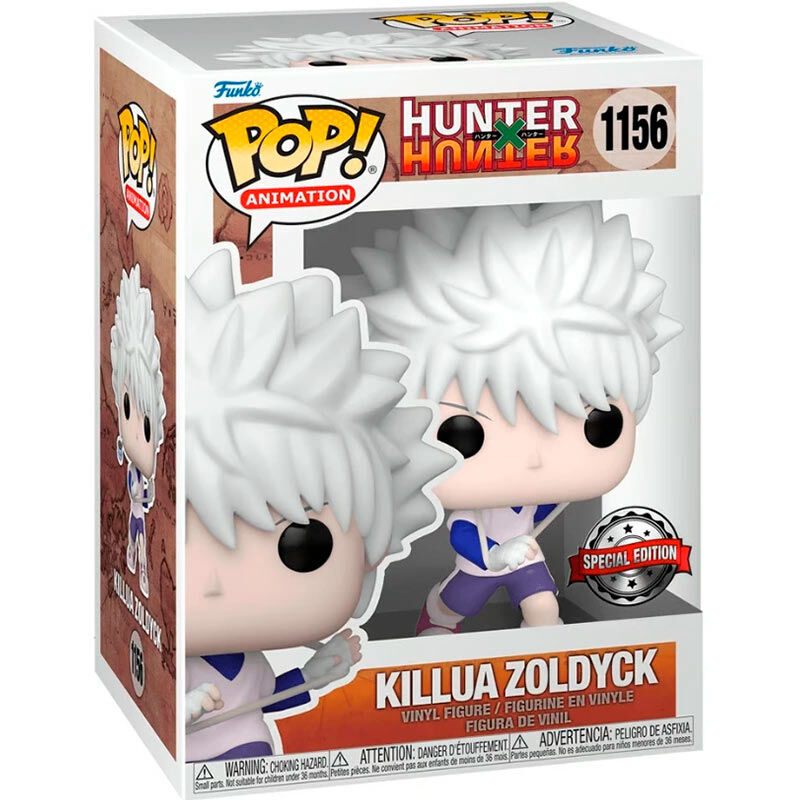Descubre el apasionante mundo de Figura Exclusiva Killua Zoldyck Hunter x Hunter POP.