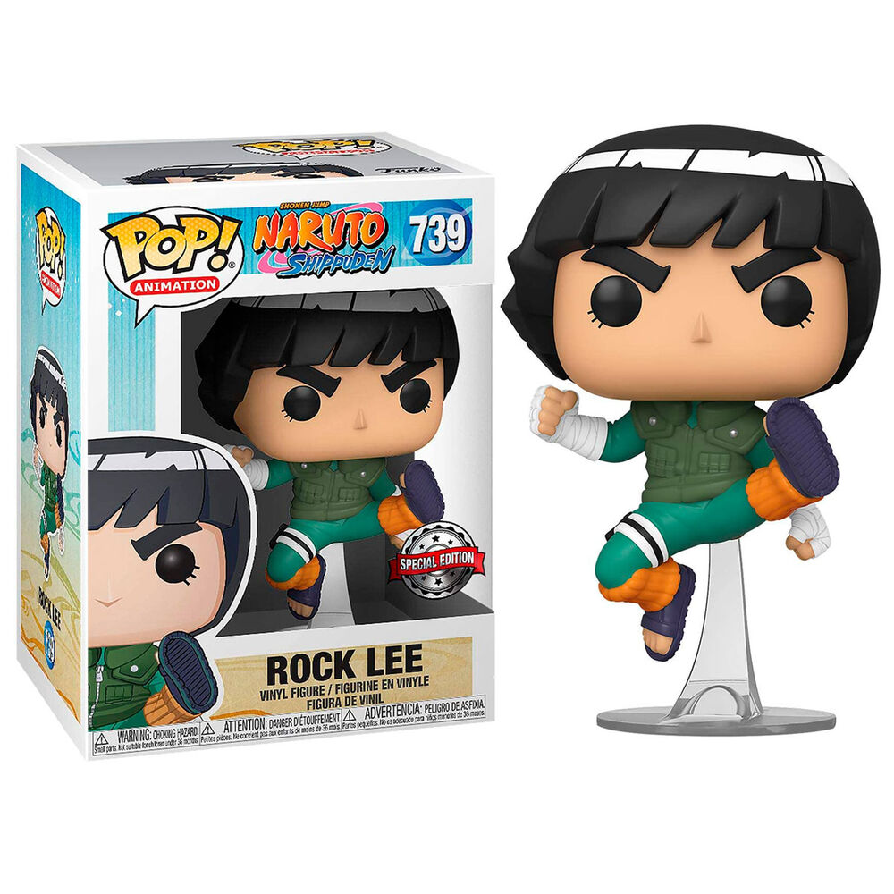 Descubre el apasionante mundo de Figura Exclusiva Rock Lee Naruto POP.