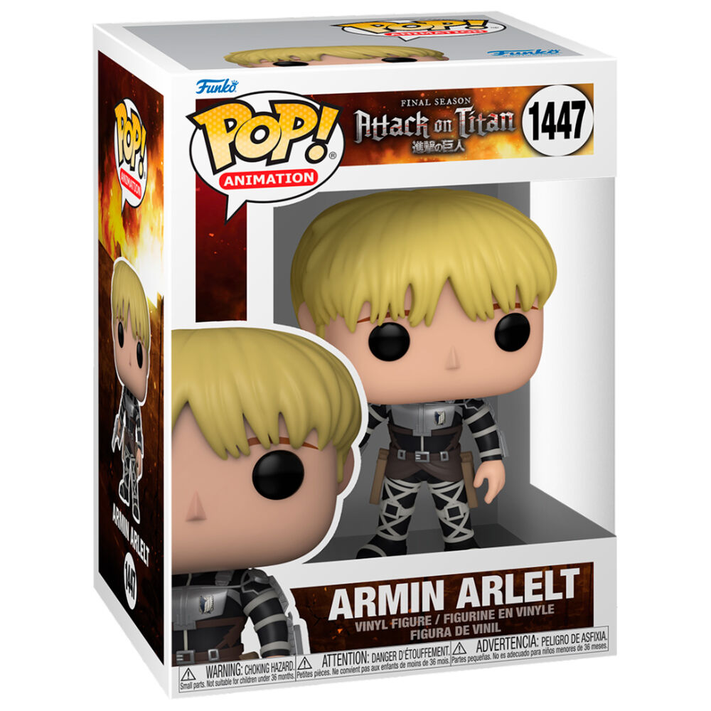 Descubre el apasionante mundo de Figura POP Armin Arlelt Attack on Titan Chase.