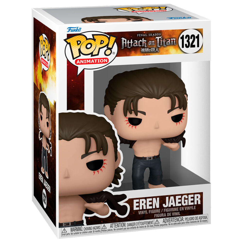 Descubre el apasionante mundo de Figura POP Ataque a los Titanes Eren Jaeger.